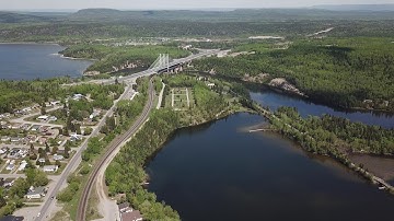 Nipigon River Bridge and Surrounding areas. Part #2