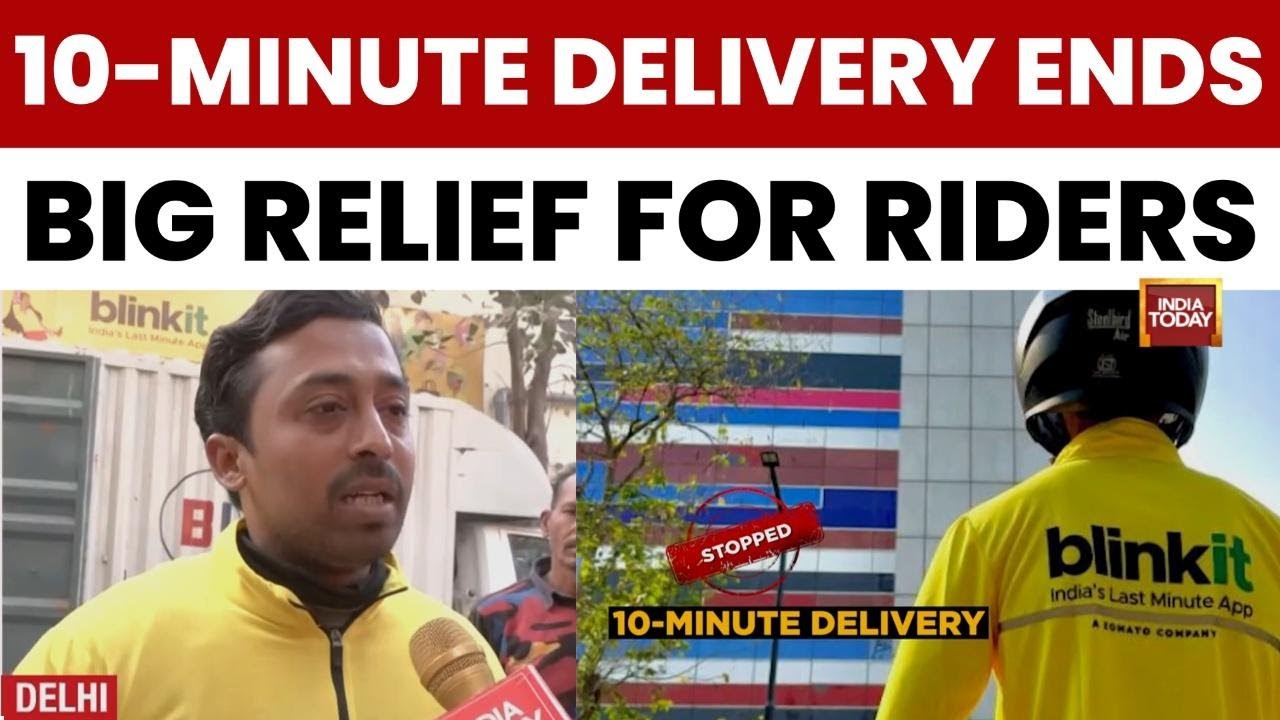 Blinkit, Zepto To Drop 10-Minute Delivery Claims After Mansukh Mandaviya's Intervention |Gig Workers