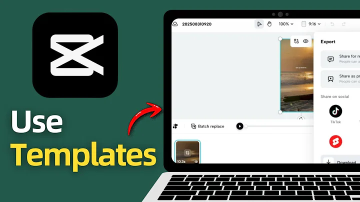 How to Use CapCut Templates on PC or Laptop! (2025)