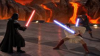 Darth Vader vs Anakin and Obi-Wan | Revenge of The Sith Vader Gameplay screenshot 2