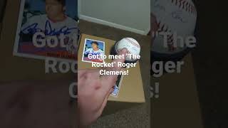 "The Rocket" Roger Clemens came to town! Profile