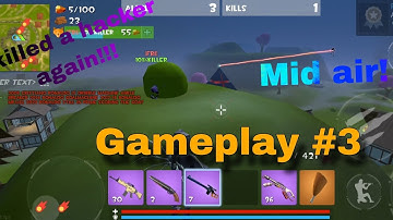 Rocket Royale | I killed a hacker again + teaming with a fan!!!!