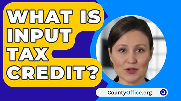 What Is Input Tax Credit? - CountyOffice.org