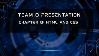 CHAPTER 8 | HTML and CSS