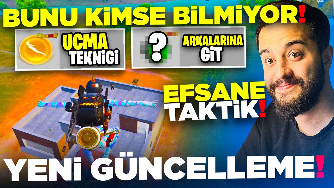 YENİ MODDA KİMSENİN BİLMEDİĞİ TAKTİKLE EKİPLERİ ŞOK ETMEK! ARKALARINDA BELİRDİM! PUBG Mobile