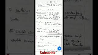 Electricity class-10th (Physics) , Chapter-1 Ncert Hand written notes screenshot 5
