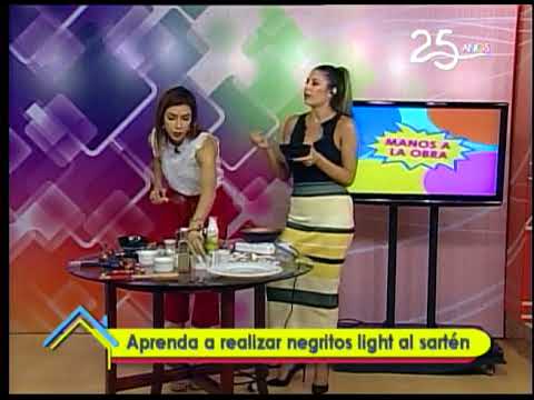 Aprenda a realizar negritos light al sartén