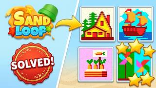 🏝️ Sand Loop Levels 216 - 219 Walkthrough | All Puzzle Solutions & Tips! 🧩