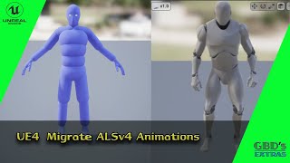 UE4 - Migrate ALSv4 animations to other Projects and assign skeleton #UE4 #ALSv4 #UnrealEngine