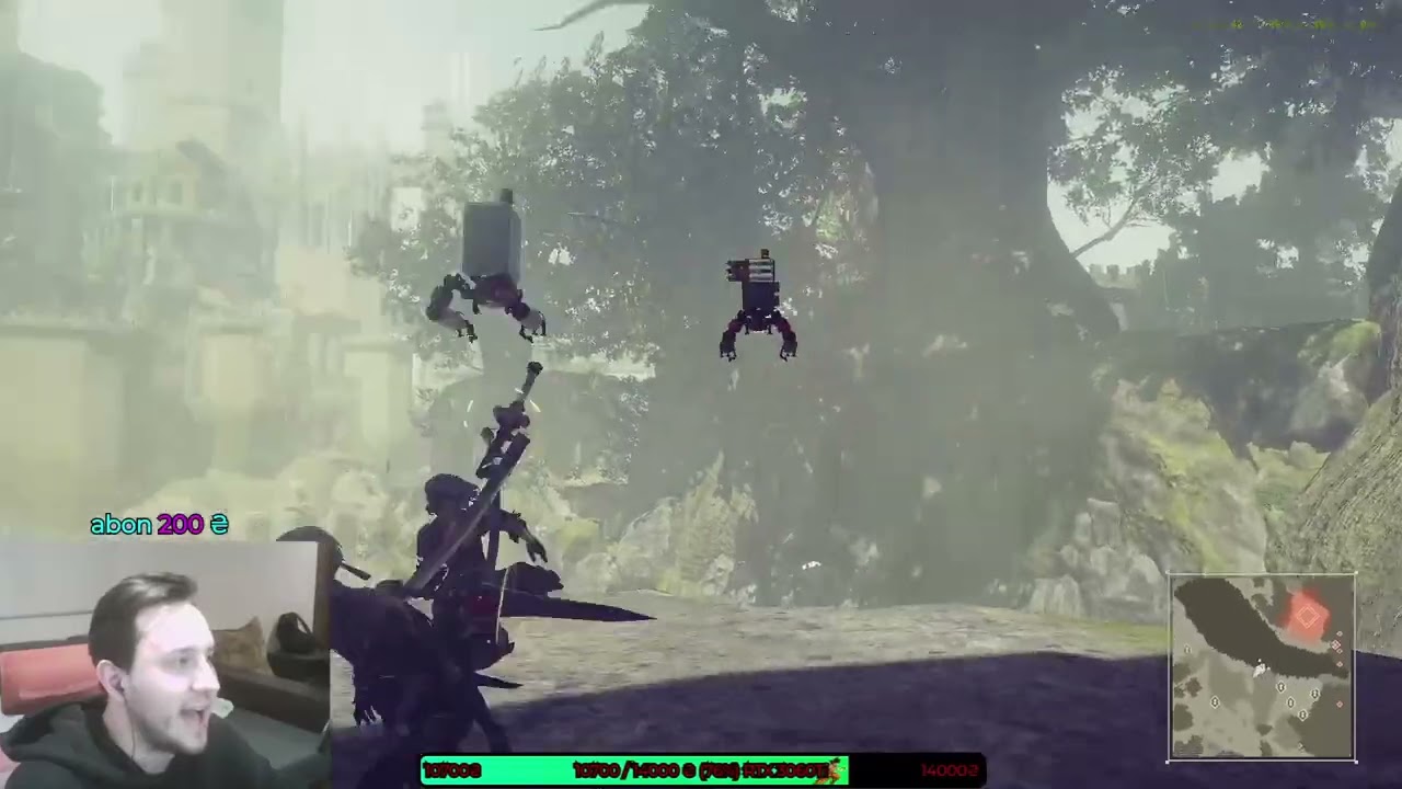 NieR: Automata — Route B: Что за Type E? Прошлое Анемоны и побочные задания | #11