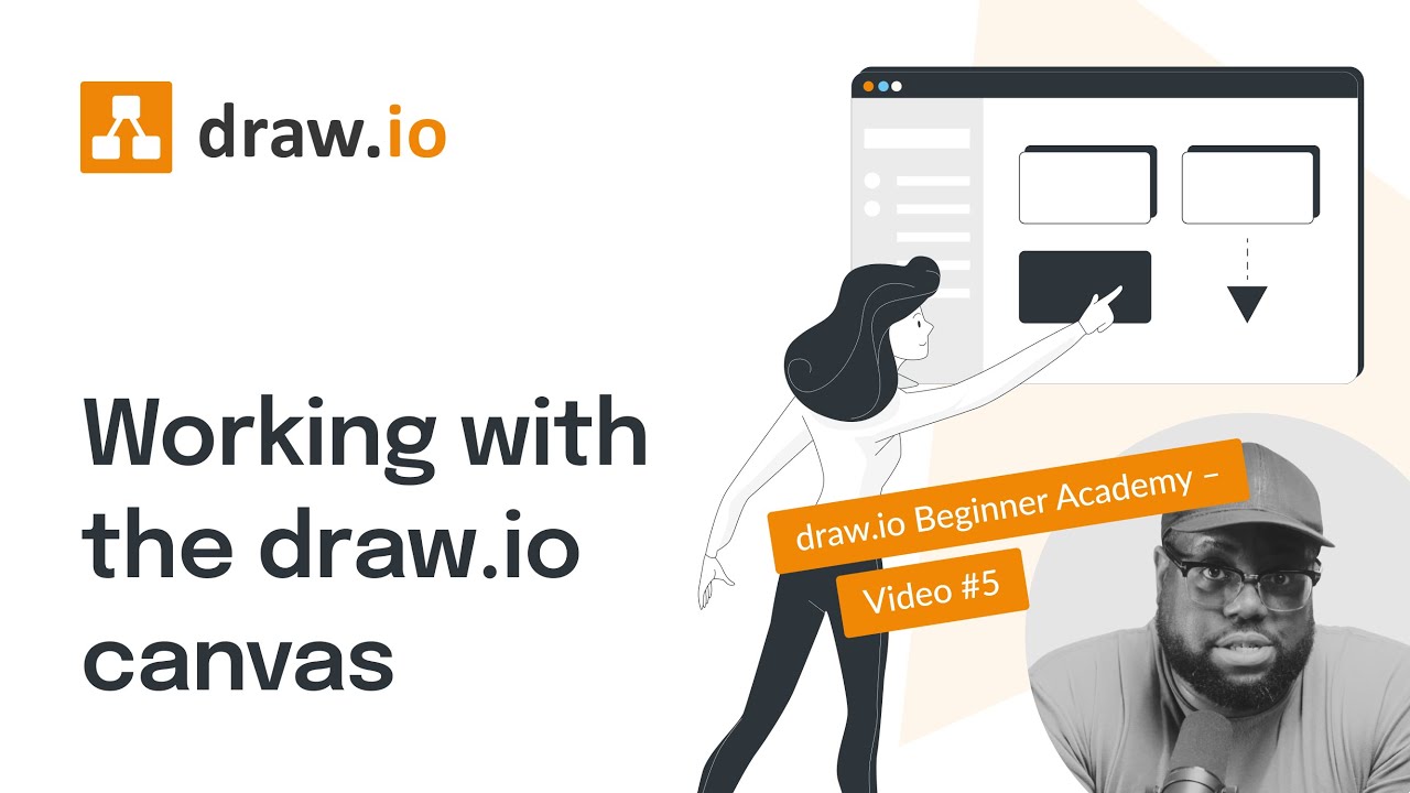 Working with the draw.io canvas | draw.io Beginner Academy - Video #5