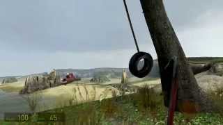 Half Life 2 - Punch the tire game screenshot 1