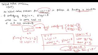 Lecture 4  M.Sc.-I ODE  Initial Value Problem  by Shweta Jogi-2021