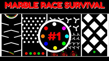Marble Race Survival EP.1 (by Algodoo)