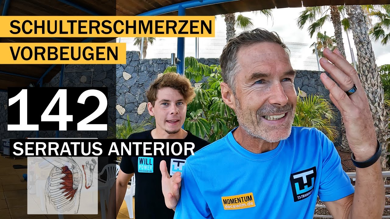 SERRATUS ANTERIOR kräftigen + SCHULTERSCHMERZEN vorbeugen | SCHNELLER SCHWIMMEN m. stabiler SCHULTER