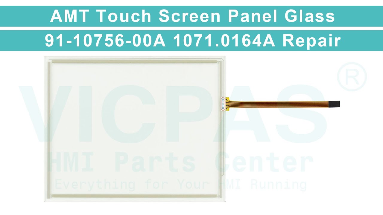 Touch Screen Panel Glass for AMT10735 AMT 10735 91-10735-000 1071.0154 