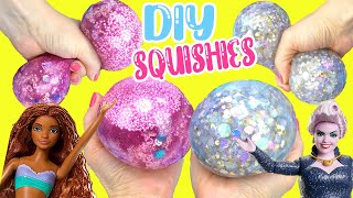 The Little Mermaid Movie 2023 DIY Squishies with Squishy Maker Ariel and Ursula! Crafts for Kids