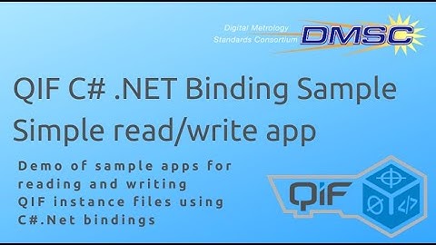 QIF C# .NET Binding Sample – simple read/write application