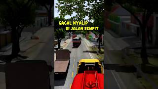 Gagal nyalip di jalan sempit‼️#bussid #gaming #meme