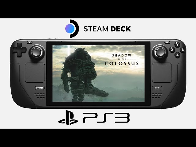 Shadow Of The Colossus HD Steam Deck, RPCS3 - PS3