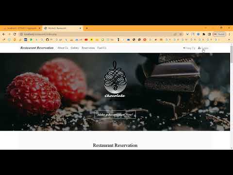 Restaurant Reservation in PHP