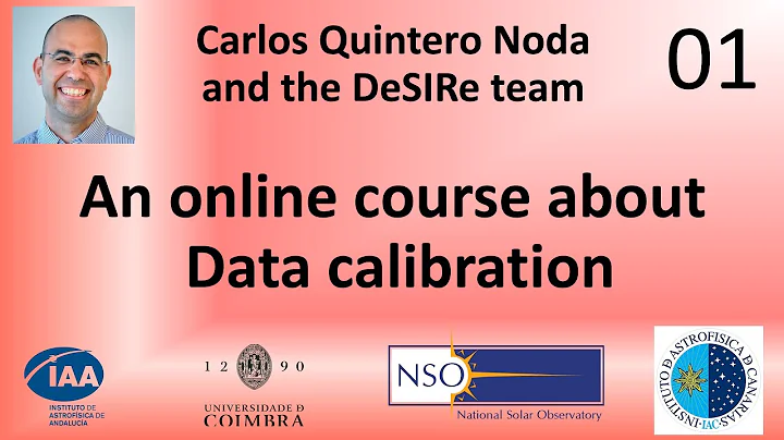 An online tutorial on Data calibration - 1 - Continuum normalisation