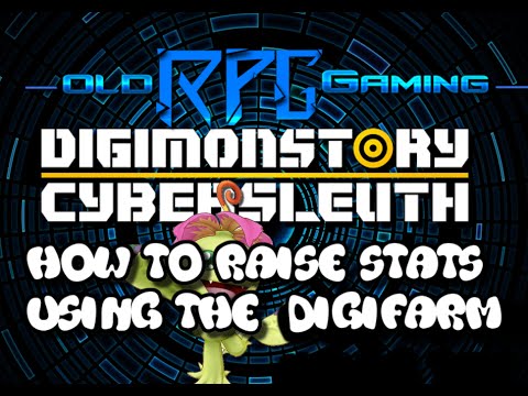 Digimon Story Cyber Sleuth - How To Raise Stats / Use The DigiFarm