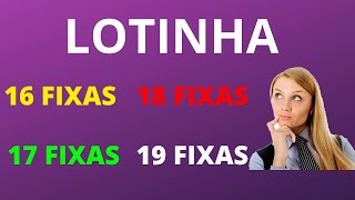 Dica Lotinha - Jogando com as 25 Dezenas com Semi Fixas