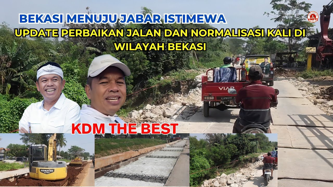 JALAN KALI GABUS SEMAKIN LEBAR SETELAH DI COR,JALAN RAYA GABUS SEMAKIN ...