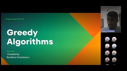 Competitive Coding Conclave Session 5 - Greedy & Brute Force