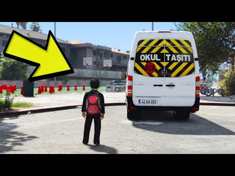 AHMET OKULA BAŞLADI GERÇEK HAYAT - GTA 5 MODS