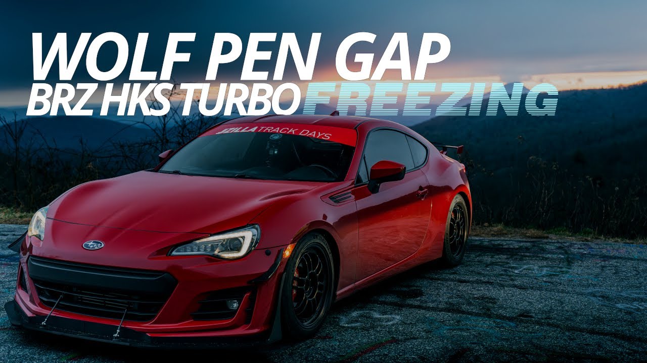 Wolf Pen Gap FREEZING is a CRAZY Road! BRZ HKS Turbo YouTube