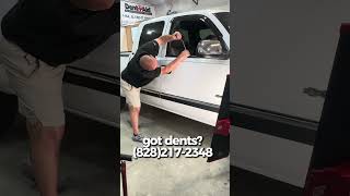 Hail damage, large dents, &amp; dings. We take care of it with #paintlessdentrepair    Call today!
