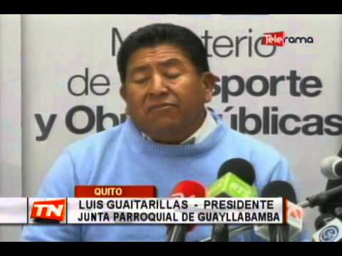 Vía Collas - Guayllabamba se reabrirá el 29 de octubre