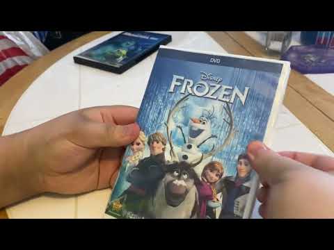 Frozen DVD Unboxing