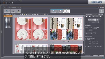 Prinect DFEでPDF-VTによってパーソナライズされたジョブ.