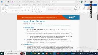 New Perspectives Access 2019 | Module 1: End of Module Project 1 Homestead Partners #newperspectives