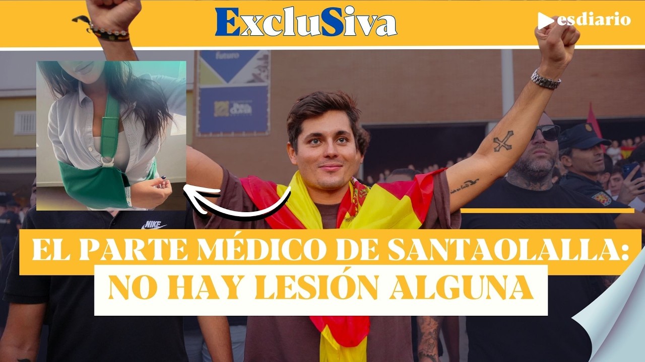 #EXCLUSIVA Sarah Santaolalla destapada por un parte médico: lo del cabestrillo es un teatrillo