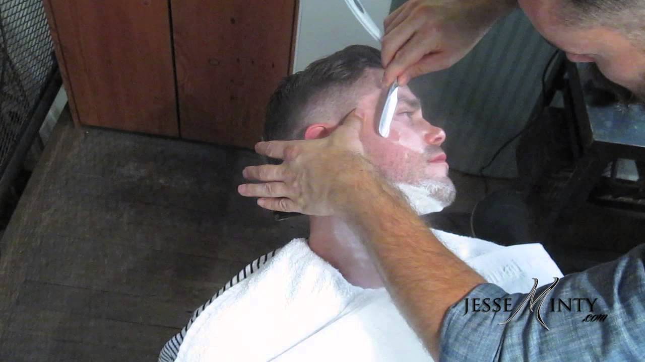 The Straight Shave Feat. Barber Matty Conrad Victory Barbers YouTube