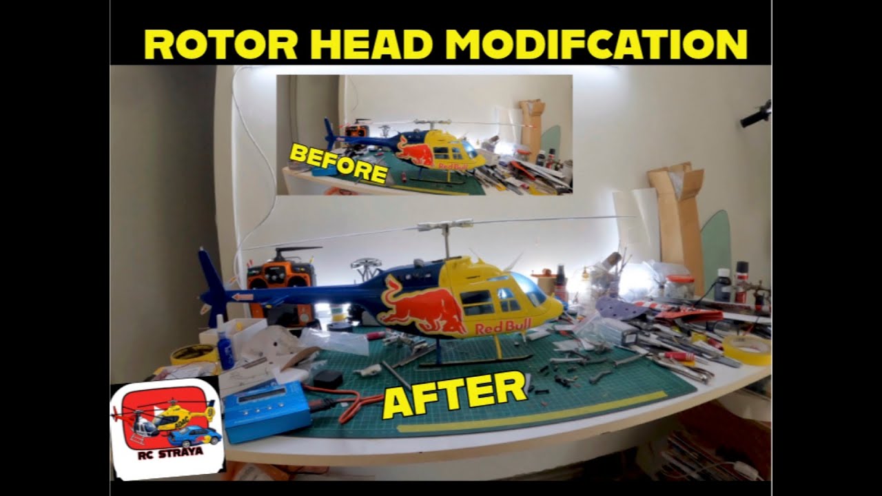 Модификация роторной головки Fly Wing Bell 206 // 