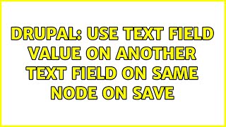 Celebrity Drupal: Use text field value on another text field on same node on save Net Worth