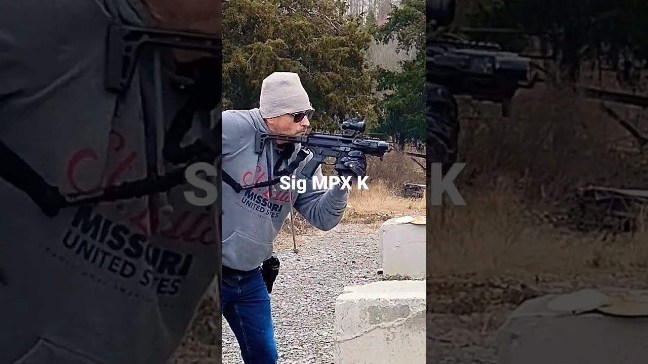 Little range fun with the Sig Sauer MPX-K.