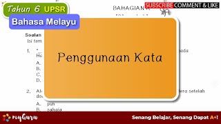 Tahun 6 | Bahasa Melayu UPSR | Tatabahasa: Penggunaan Kata screenshot 4