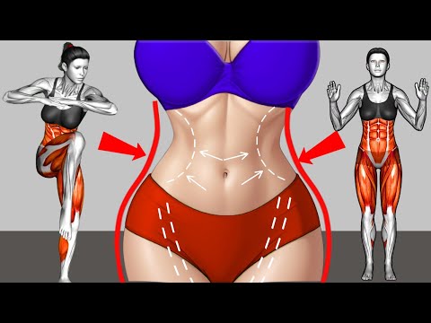 🔥30- Standing Ab Workout🔥Burn Belly Fat & Lose Stomach Fat in Just 14 Days | No Jumping