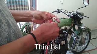 How To Change Battery/Self Start  Diesel Bullet