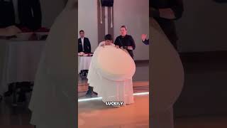 Waiter Drops $5,000 Wedding Cake in Front of Everyone!