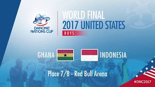 GHANA VS INDONESIA -  RANKING MATCH 7/8 - HIGHLIGHTS -  DANONE NATIONS CUP 2017