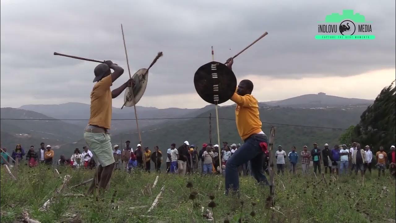 AFRIPICS - Stick fighting demonstration by Zulu men at the