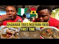 GHANAIAN Trying This NIGERIAN FOOD For The FIRST TIME In GHANA || STREET FOOD IN GHANA || Kamma Dyn