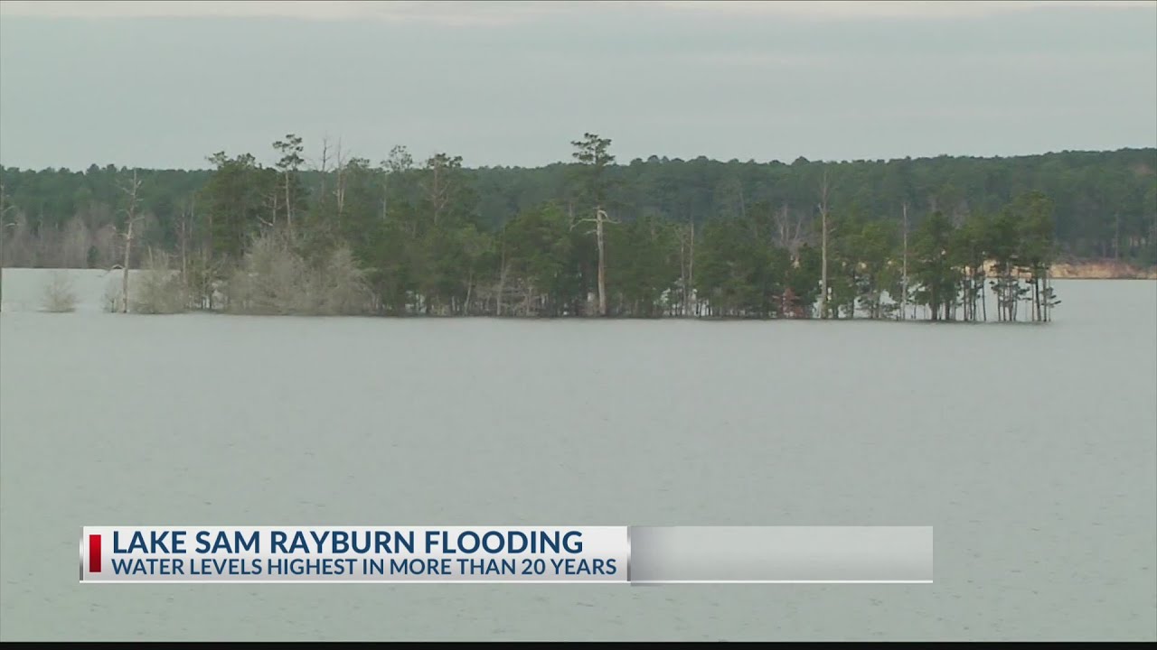 High water at Lake Sam Rayburn YouTube
